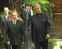 Cuba: Raul Castro Meets Prime Minister of Antigua and Barbuda